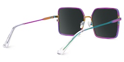 Toure Square Iridescent Glasses3