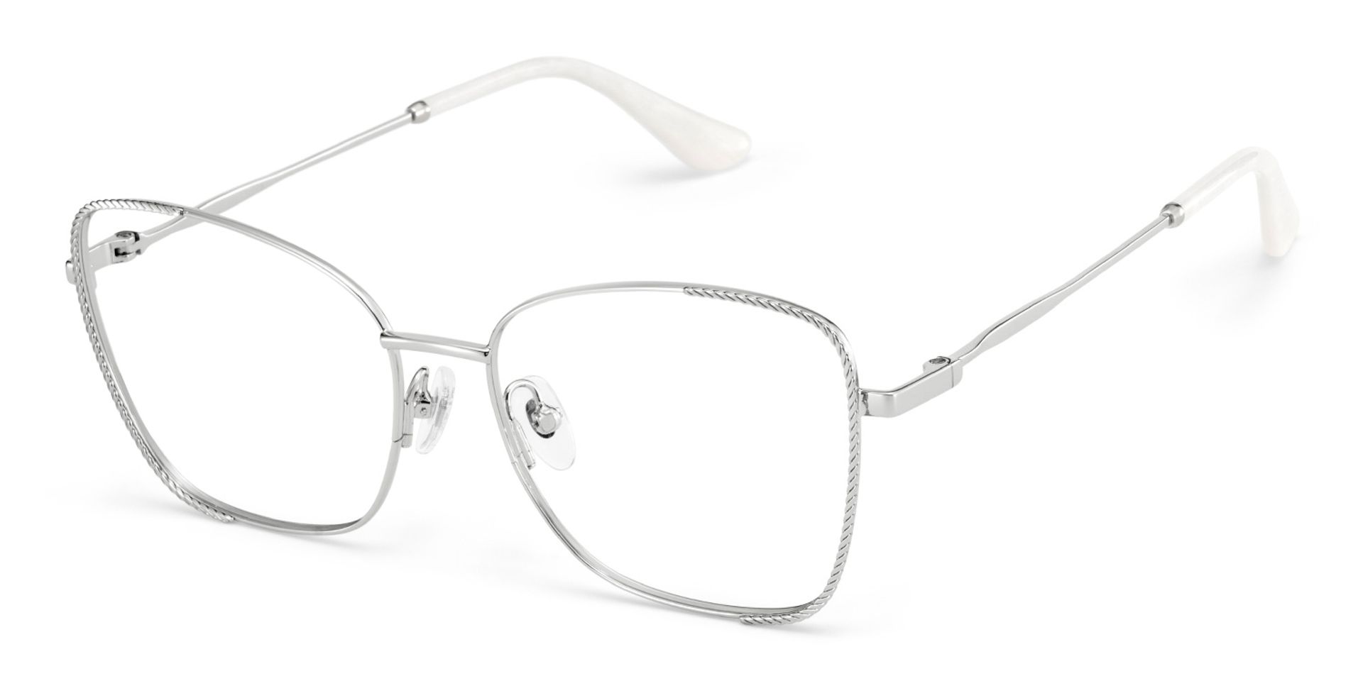 Kai Eyeglasses in Butterfly Silver Frame | Zeelool2