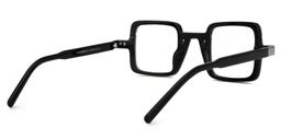 Bratton Square Black-Orange Glasses3