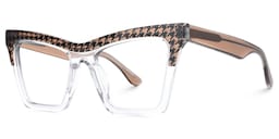 Jaclyn Cateye Brown Glasses1