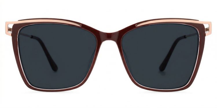 Krystle Square Red Glasses