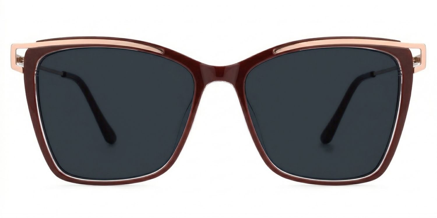 Krystle Red Square Sunglasses to Frame Your Face | ZEELOOL0