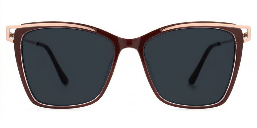 Krystle Red Square Sunglasses