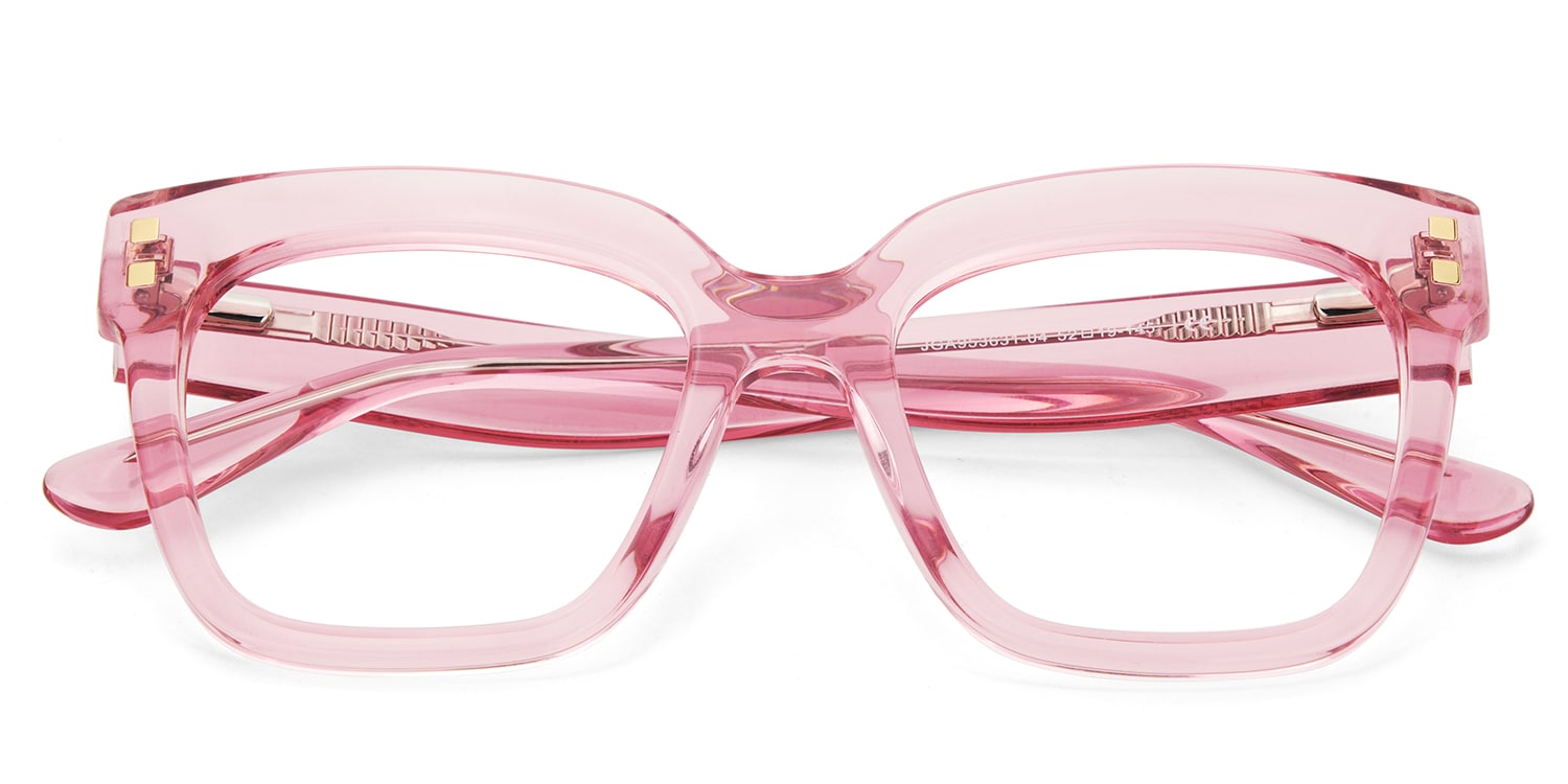 Minguela Square Pink Glasses2