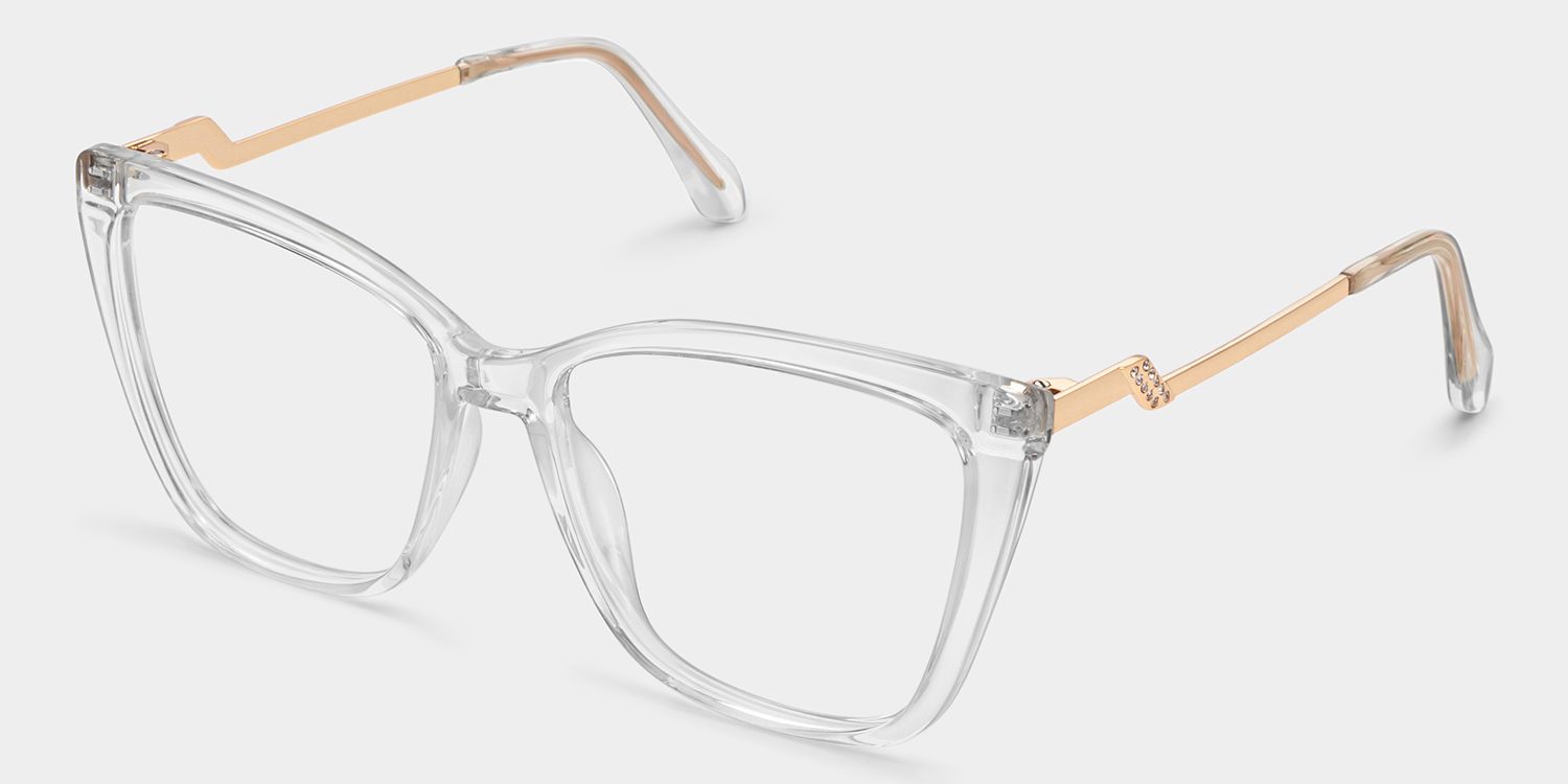 Corlette Square Crysta Eyeglasses and Glasses Frame2