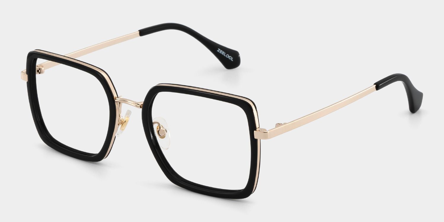 Shane Black Frame Glasses with Square Frame Online | ZEELOOL3