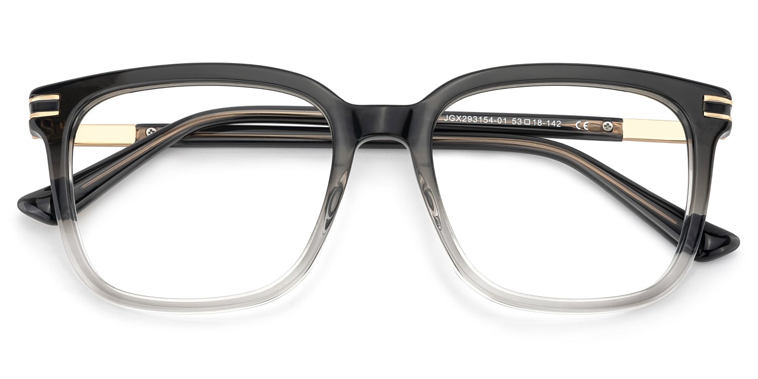 Kenny Square Gray-Crystal Glasses2