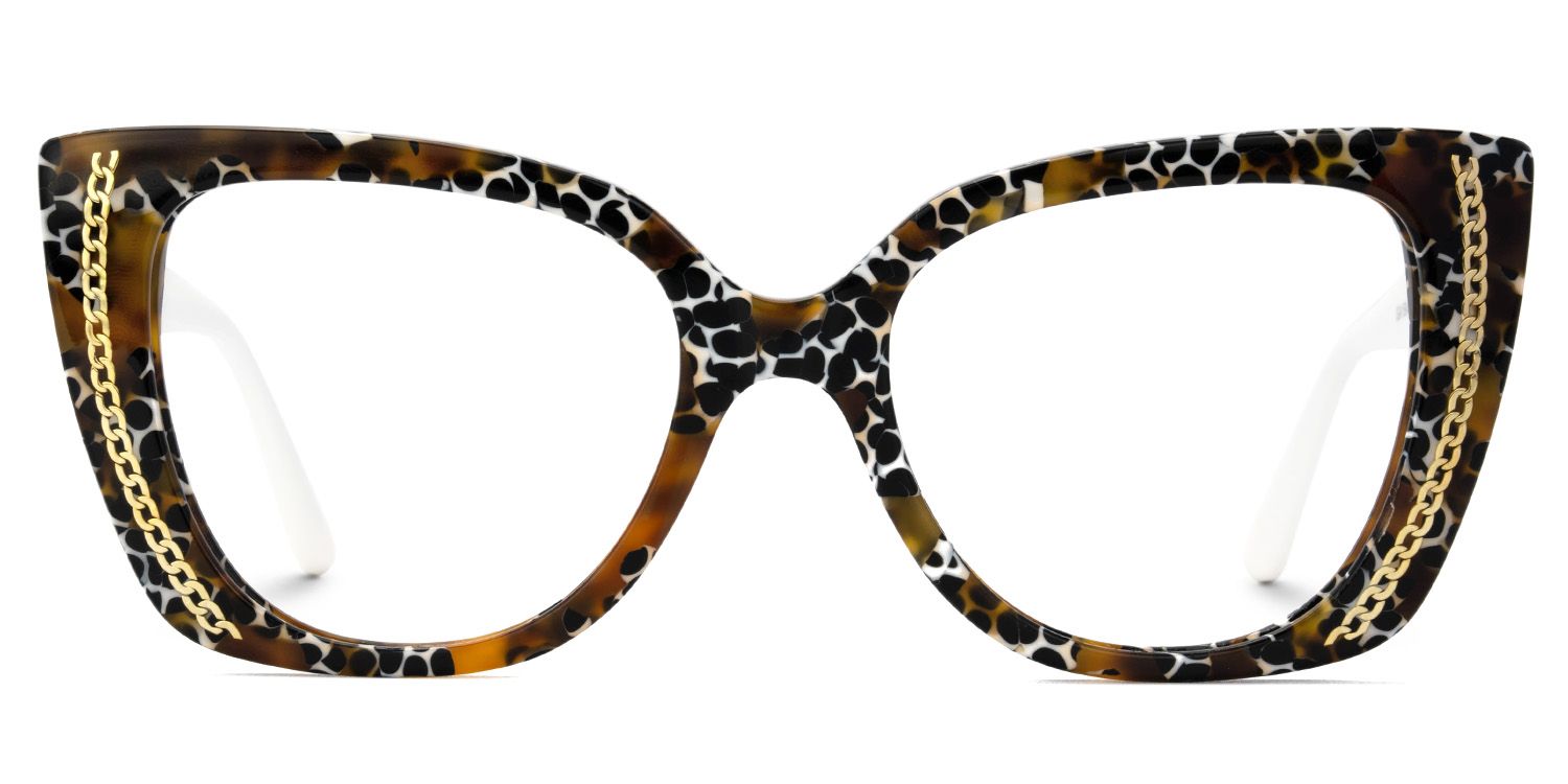 Smolin Acetate Leopard Cat Eye Frames | Zeelool0