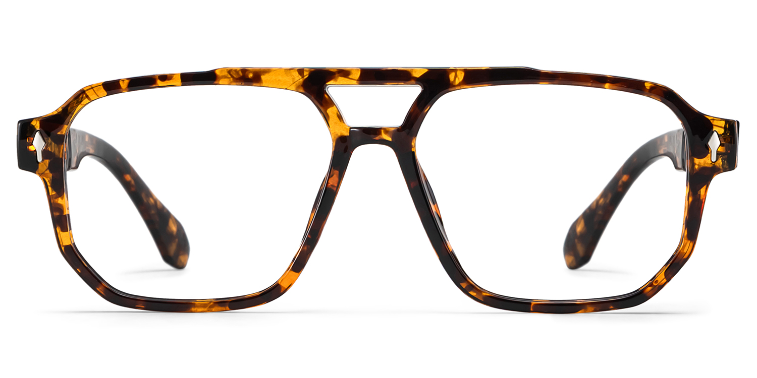 凍える鏡('07TAC/ワコー/エクラアニマル/シネマポルト/AZ) Colton Tortoise Frame Glasses with Aviator Frame Online | ZEELOOL
