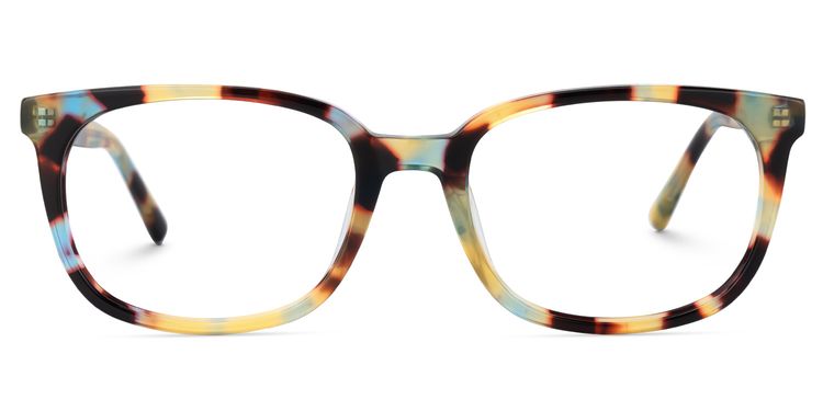 Angell Rectangle Tortoise Glasses