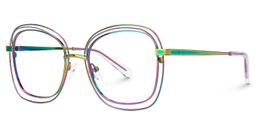 Dilcia Square Iridescent Glasses1