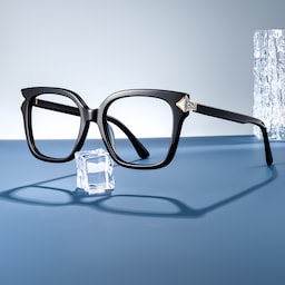 Shakeel Square Black Glasses0