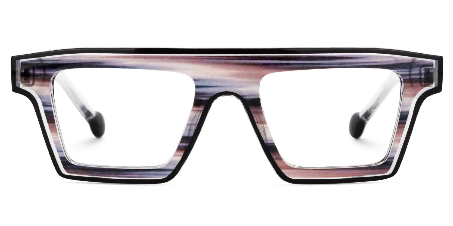 Gerri Brown Rectangle Frame Glasses Online | Zeelool Optical0