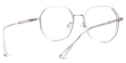 Frazier Geometric Clear Glasses3