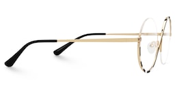 Flozif Round Black-White Glasses2