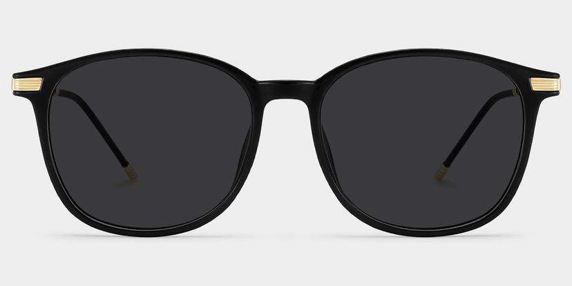 Greene Black Square Sunglasses