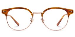 Diiaz Oval Brown Tortoise Glasses0