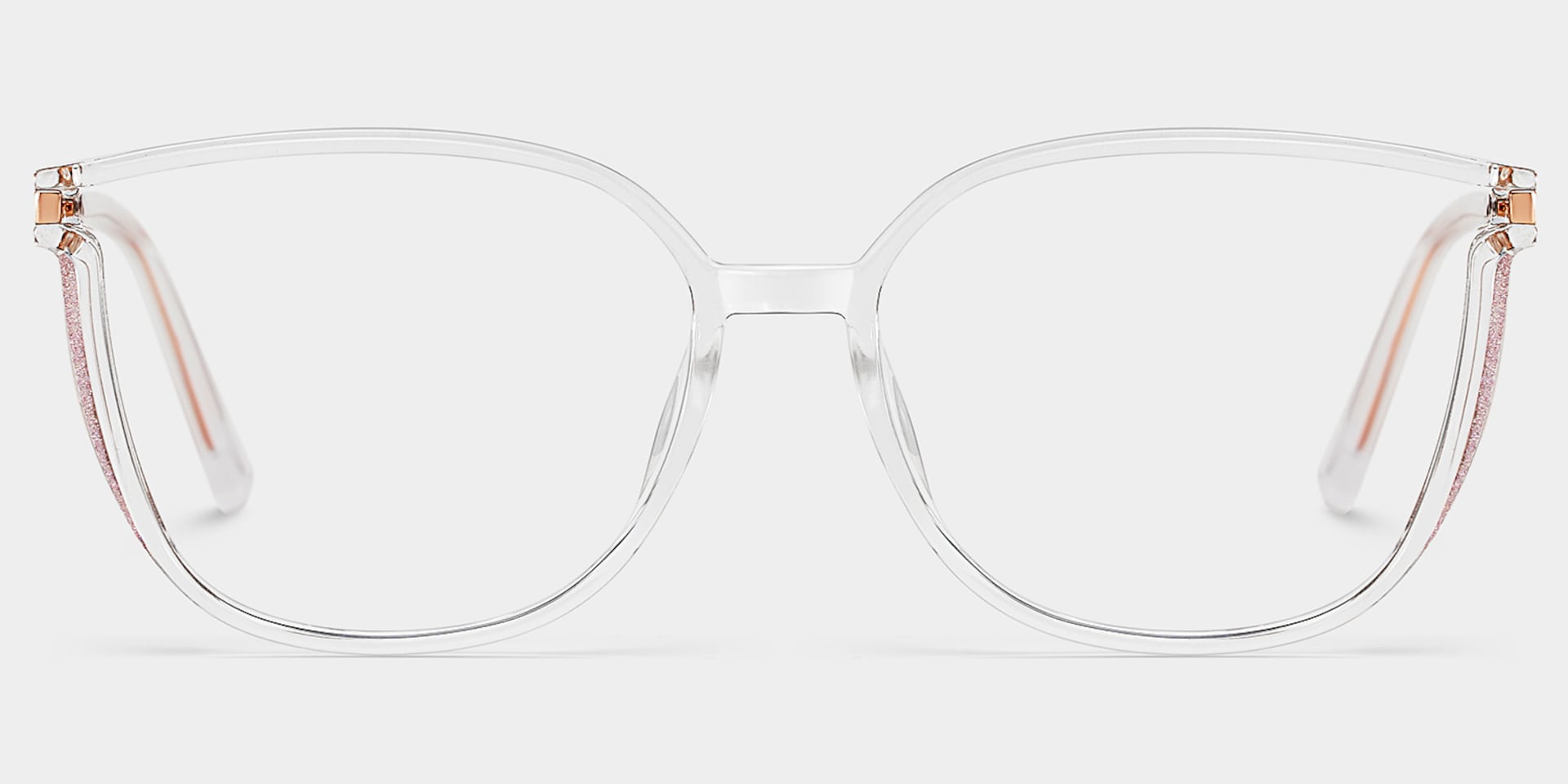 Rodz Square Crystal Frame Glasses | Zeelool Optical0