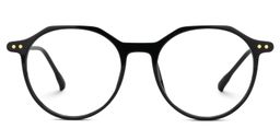 Tilly Round Black Glasses0