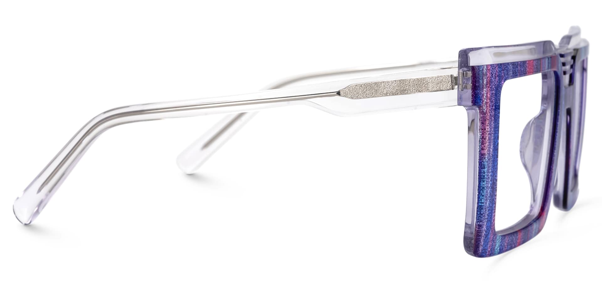 Ashlyne Thick Blue Glasses for Men | Zeelool2