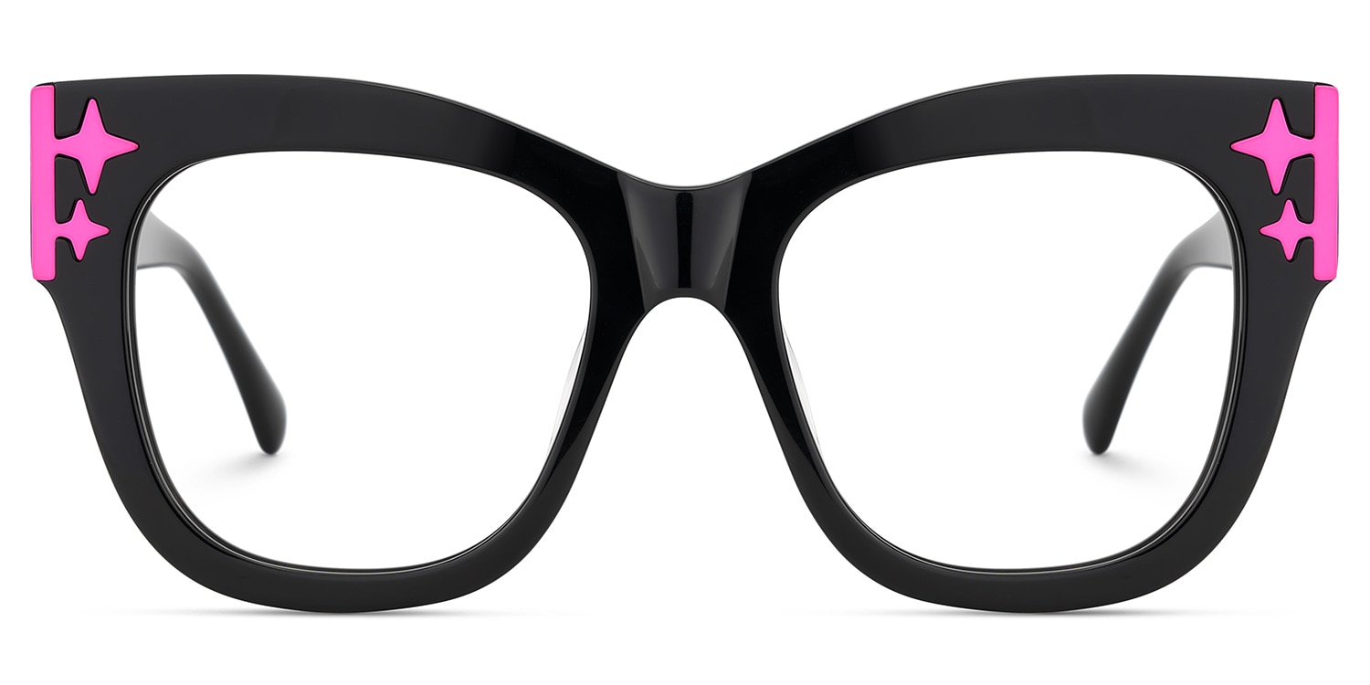 Designer Minfia Eyeglasses Black Frames Glasses2