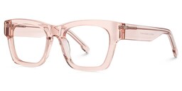 Boone Rectangle Pink Glasses1