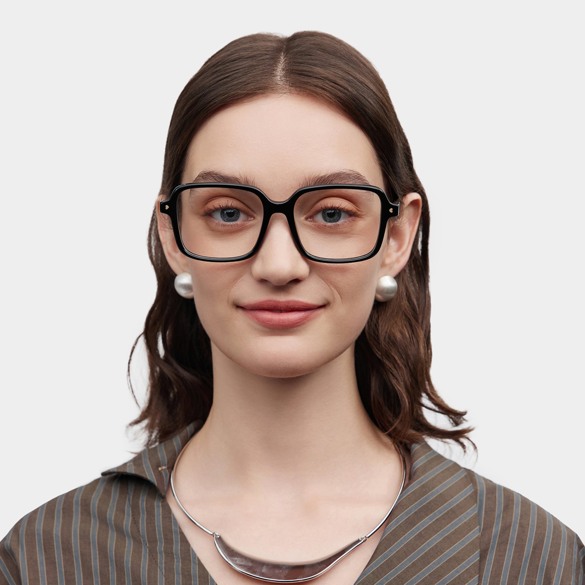 Talia Black Frame Glasses with Square Frame Online | ZEELOOL0