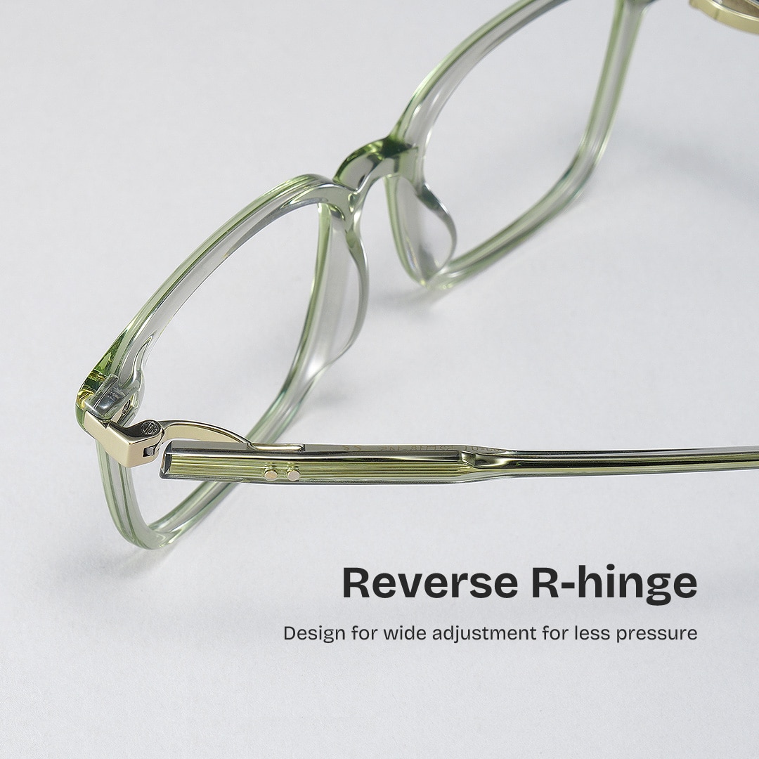 Zoe Square Green Glasses3