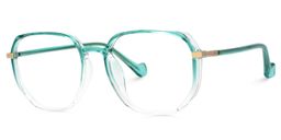 Maura Geometric Green Glasses1