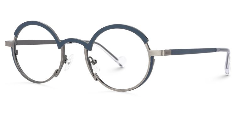 Huesties Round Two-Tone Glasses