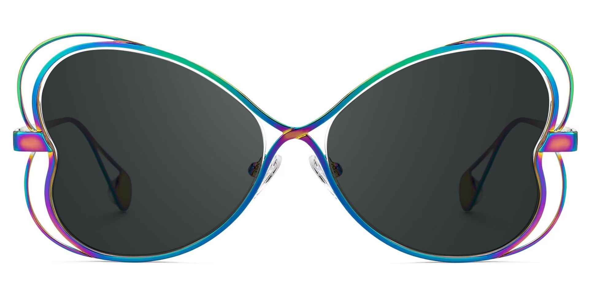 Designer Aretha Sunglasses in Metal Full-Frame0