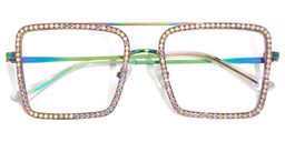 Diva Square Iridescent Glasses1