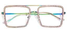 Diva Square Iridescent Glasses1