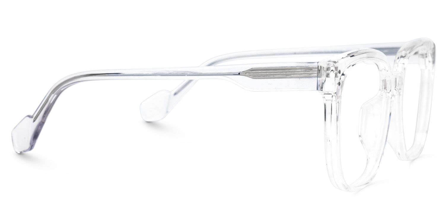 Mikel TR90 Square Clear Frame Glasses | Zeelool2