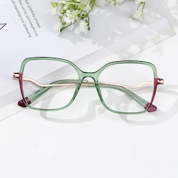 Rendon Square Green Glasses5