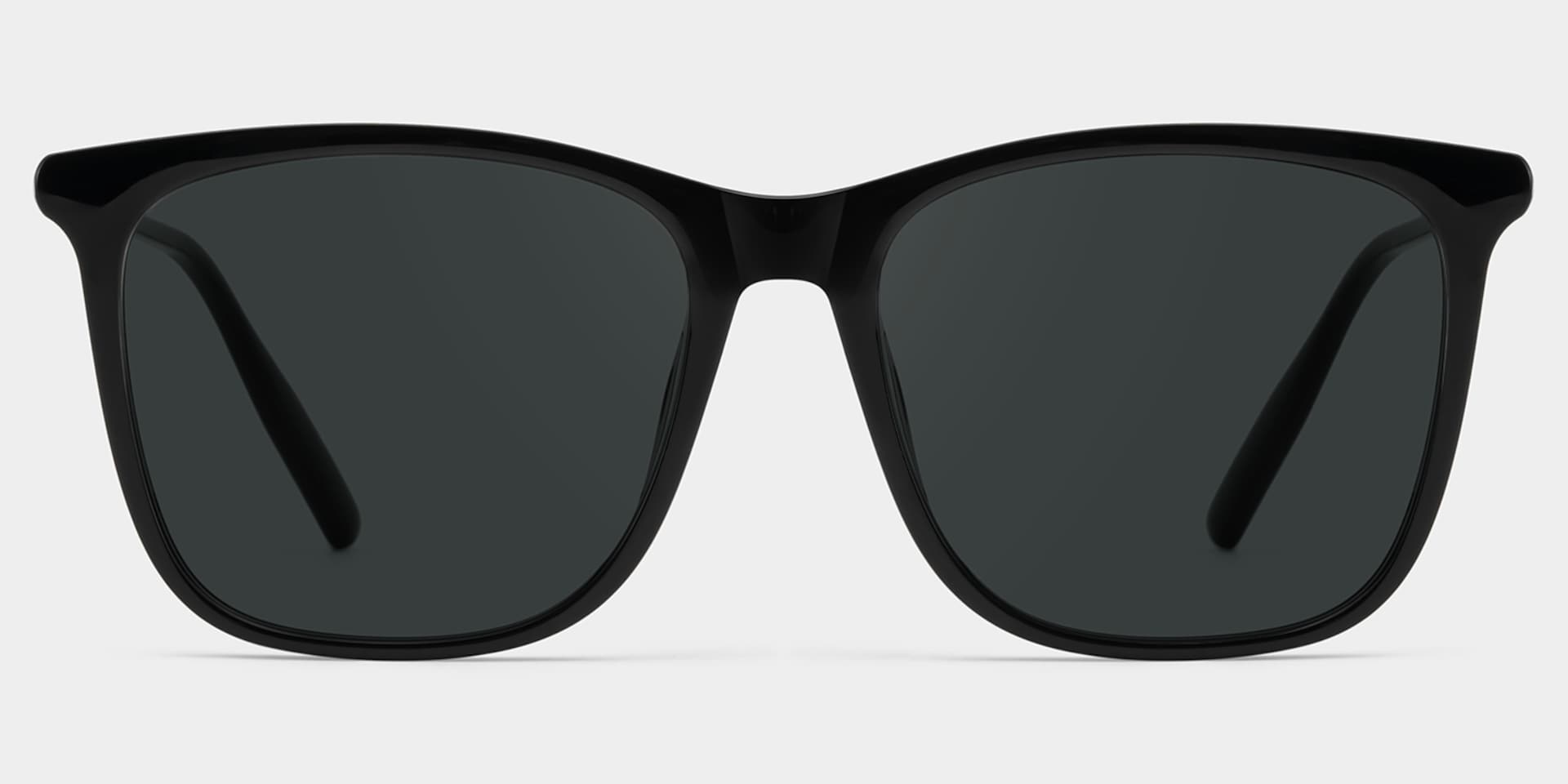 Malika Black Frame Polarized Sunglasses with square Style Online | ZEELOOL1