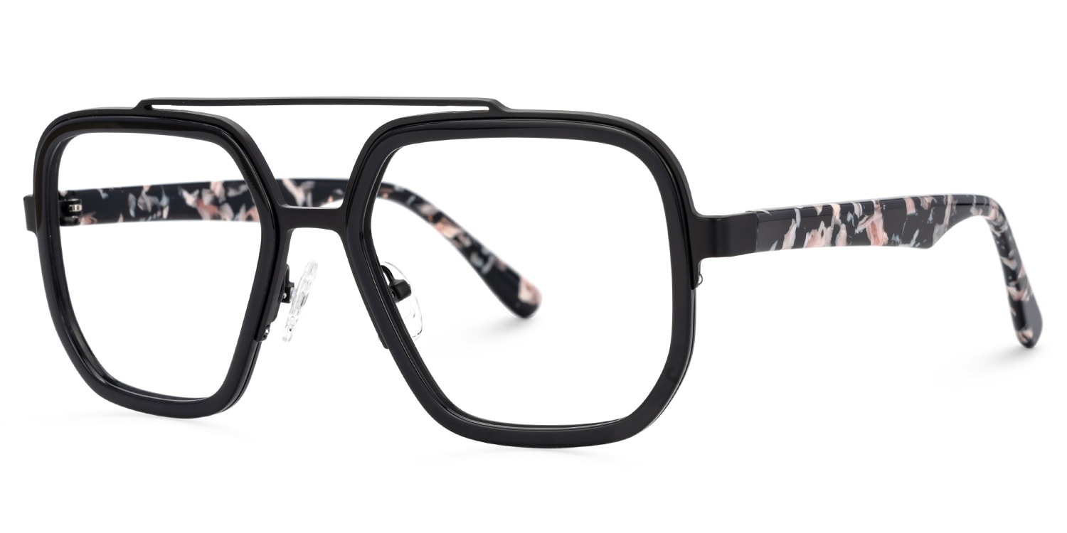 Ace Black Aviator Frame Glasses Online | Zeelool1