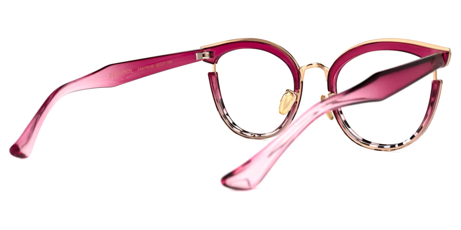 Laraine Cat Eye Red Tortoise Glasses | Zeelool Optical3