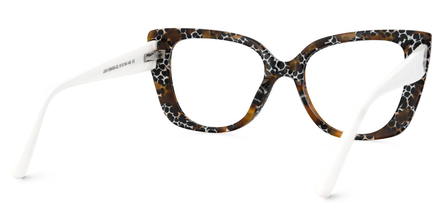 Smolin Acetate Leopard Cat Eye Frames | Zeelool3