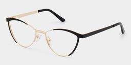 Sydney Cat Eye Black Glasses3