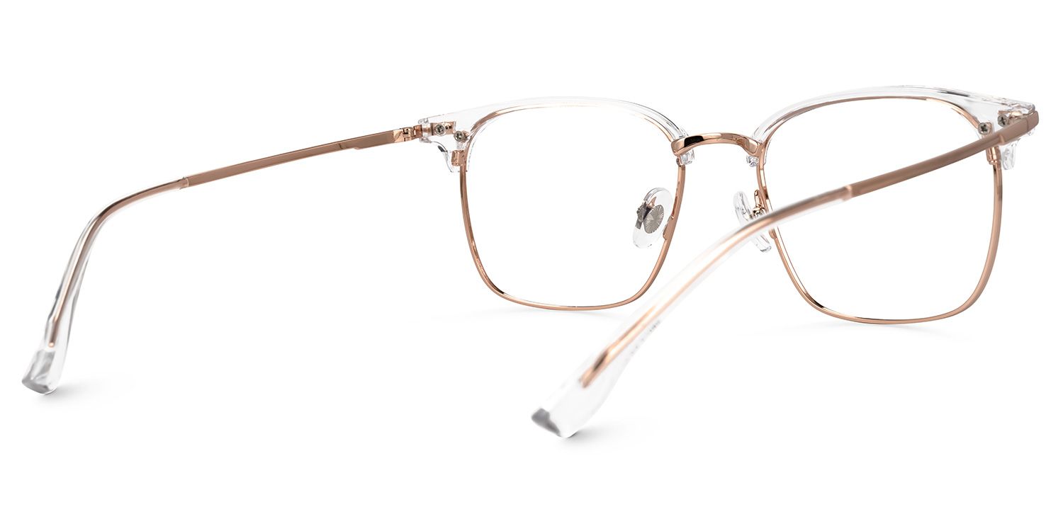 Aldridge Browline Clear Glasses3