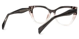 Jefferson Cateye Gray Glasses3