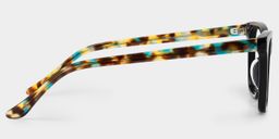 Faith Black Rectangle Glasses4