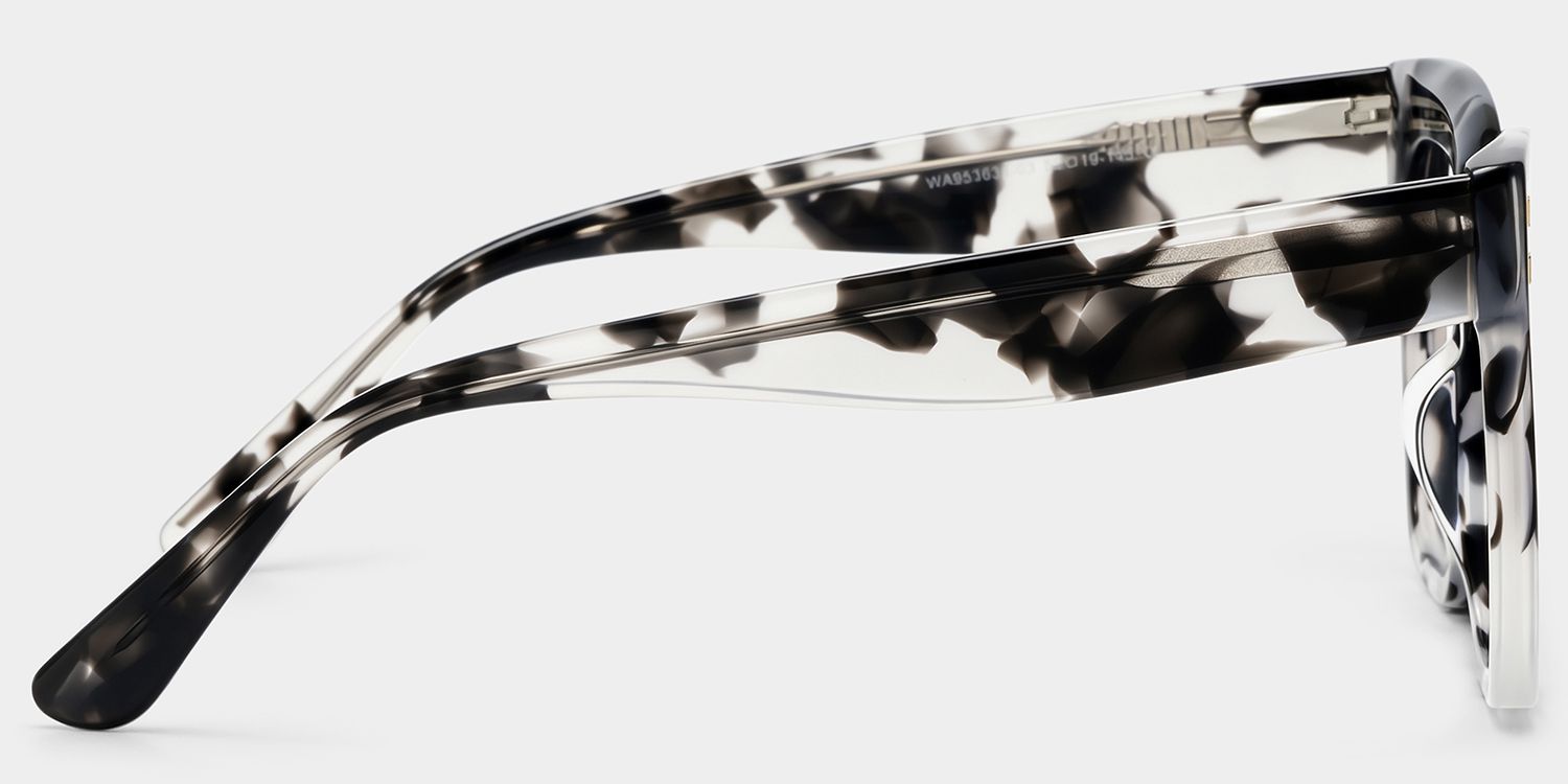 Minguela Square Gray-Tortoise Acetate Eyeglass Frames | ZEELOOL3