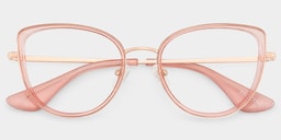 Celine  Cat-eye Pink Glasses3