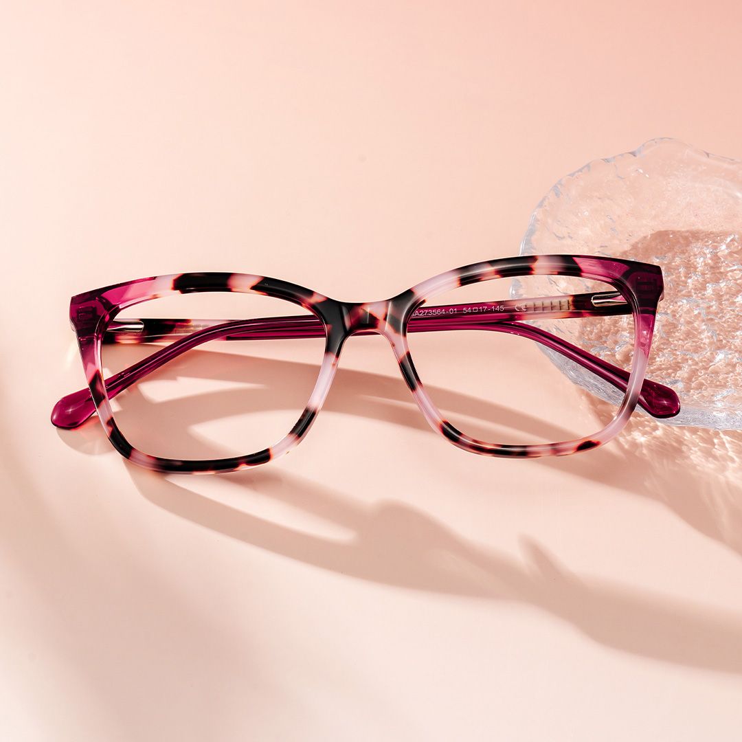 Juno Rectangle Tortoise Frame Eyeglasses for Woman| ZEELOOL0