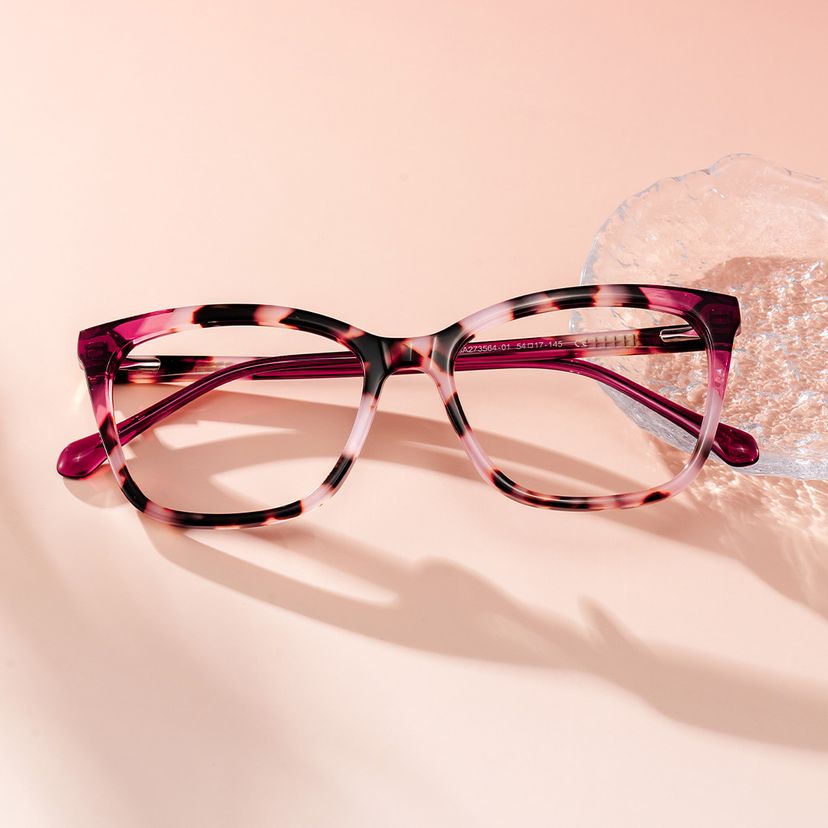 Juno Rectangle Tortoise Glasses