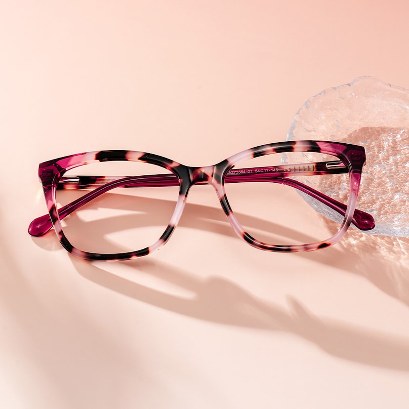 Juno Rectangle Tortoise Glasses