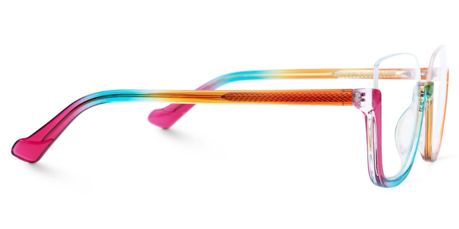 Kellina Square Colorful Glasses | Zeelool Glasses2