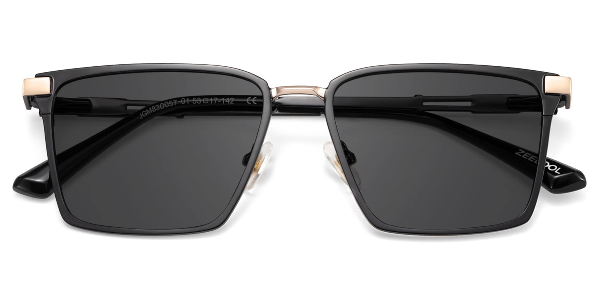 Finn Eyeglasses in Rectangle Black Frame | Zeelool1